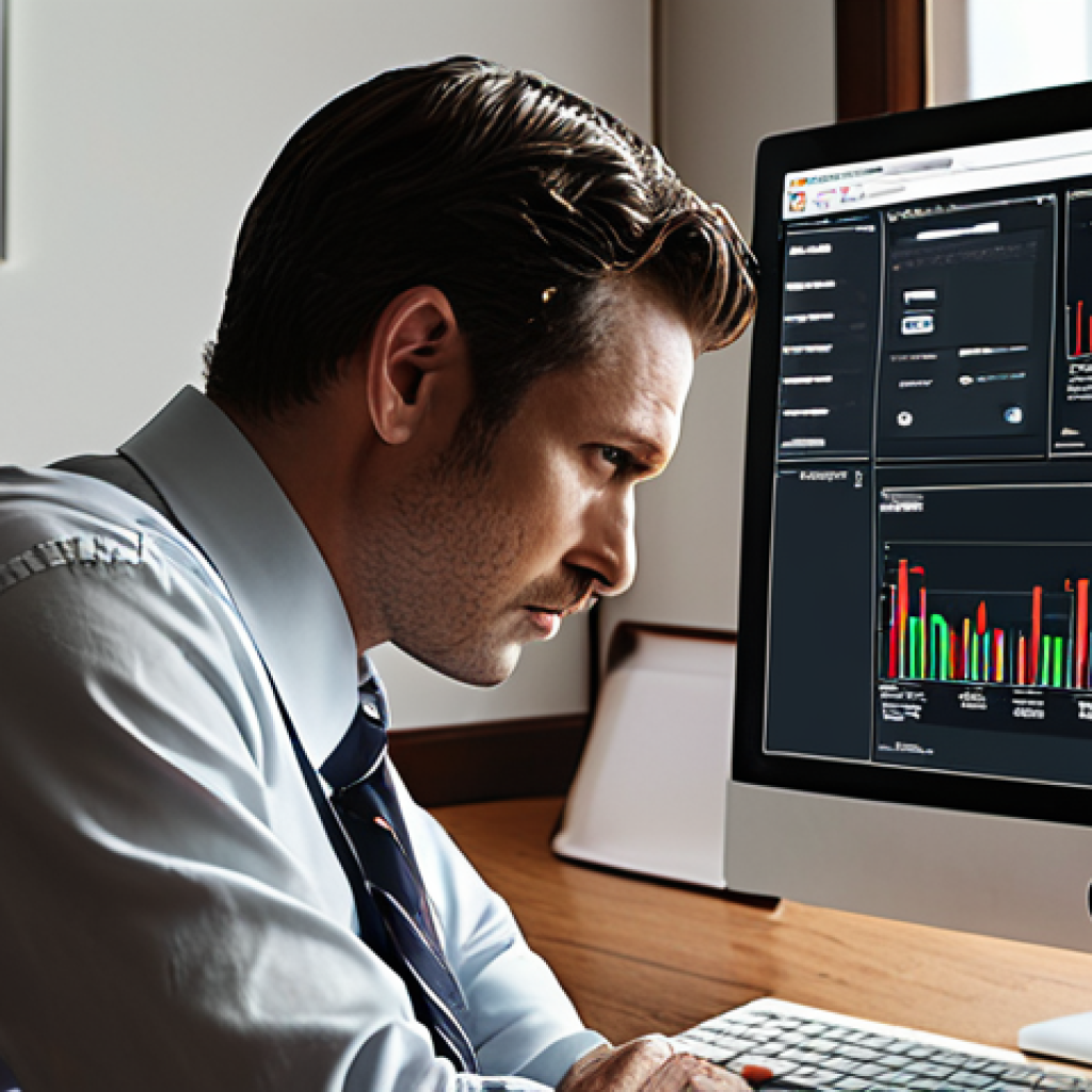 **

A detective meticulously analyzing data on a computer screen, highlighting factors like long customer service wait times, invoice errors, and lack of personalized offers. The scene should evoke a sense of unraveling a complex mystery, with charts and graphs illustrating the interconnectedness of customer churn reasons.

**