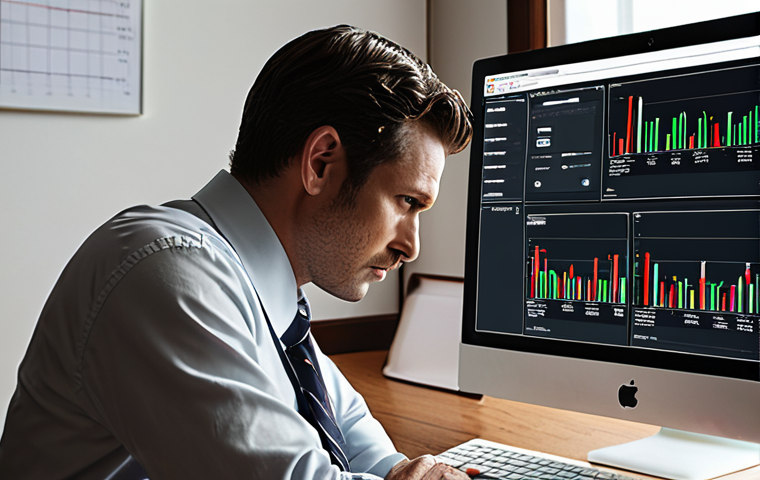 **
A detective meticulously analyzing data on a computer screen, highlighting factors like long customer service wait times, invoice errors, and lack of personalized offers. The scene should evoke a sense of unraveling a complex mystery, with charts and graphs illustrating the interconnectedness of customer churn reasons.
**